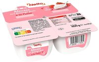 FROMAGE FRAIS SS MOUSSE DE CREME SUR LIT DE FRAISE 4X100G (lissea)