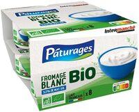 Fromage blanc 3,2% bio 8x100g