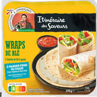 Saveur du Mexique - 6 wrapes de blé nature