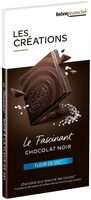 Tablette dégustation chocolat noir fleur de sel - 100g