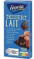 Tablette dessert chocolat lait - 170g