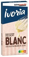 Tablette dessert chocolat blanc - 180g