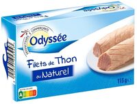 Filets de thon au naturel 115g 81g (1/6 club)