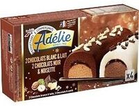 Bûchette chocolats blanc - lait (G) x2 / chocolats noir - noisette (G) x2 - 120mL