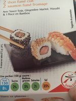 Sushis Nigiris et California Rolls, les 10 sushis 225 g