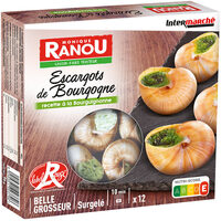 12 Escargots préparés à la Bourguignonne label Rouge belle grosseur