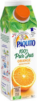 100% pur jus - jus d'orange sans pulpe