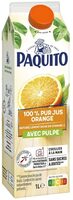 Pj orange avec pulpe brique 1l