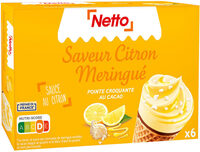 Cône gourmand citron meringué (CG) x6 - 110mL