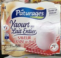 Yaourt au Lait Entier saveur Fraise des Bois