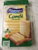 Pâturages Comté au lait cru en tranches la barquette de 200 g