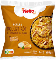 Poêlée poulet rôti et pommes de terre 900g