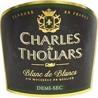 Vin mousseux de qualite blanc demi-sec 75 cl