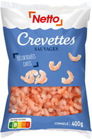 Crevettes sauvage decortiquees cuites 400g