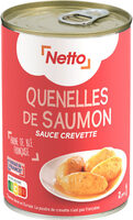 Quenelles de saumon sauce crevette 400g