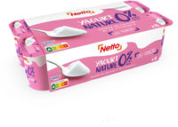 Yaourt nature 0% 8x125g