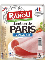 Jambon paris dd tsr 4t 120g