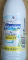 Lait Réduit en Lactose Demi écrémé Pâturages
