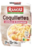 COQUILLETTES AU JAMBON ET AU FROMAGE 280g