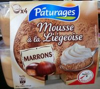 Mousse à la Liégeoise Marrons