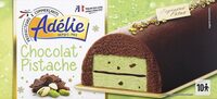 Bûche chocolat - pistache (G) - 1000ml