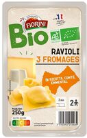 Ravioli 3 fromages bio 250g
