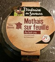 Mothais sur feuille au lait cru
