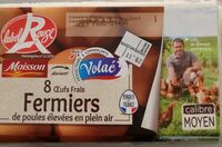 Œufs frais moyen fermiers label rouge