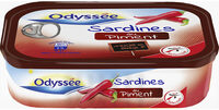 Sardines à l'huile de tournesol et au piment 135g