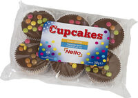 Cupcakes - goût vanille - nappage goût chocolat au lait