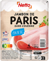 Jambon paris dd tsr 4t 120g