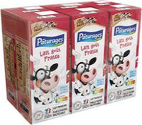 Lait goût fraise