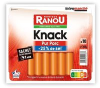 KNACK PORC TSR x10 350g RANOU