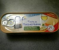 Filets de maquereaux au vin blanc et aux aromates