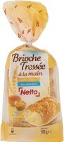 Brioche tressée perles de sucre 500g