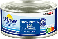 Thon entier au naturel pêché à la canne 160g (1/4)