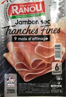 Jambon sec, Tranches fines