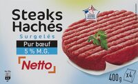 STEAK HACHE 5% X4 400g