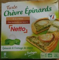 Tarte chevre epinards - 400g