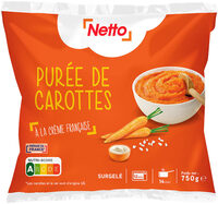 Purée de carottes cuisinée 750g