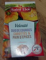 Velouté duo de courges, carottes & pain d'épices