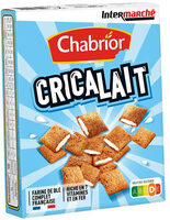 Céréales Crica Lait fourrées au lait - 400g