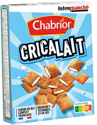 Céréales Crica Lait fourrées au lait - 400g
