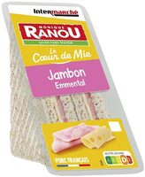 Le coeur de mie Jambon Emmental
