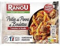 Poelee penne et boulettes au bœuf 900g ranou