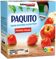 GOURDES Spécialité de fruits Pommes fraises SSA - 4 x 90 g - Adulte