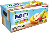 GOURDES MULTIVARIETES (pommes, fraises, bananes, poires) SSA - 20 x 90 g - P'tits Prods