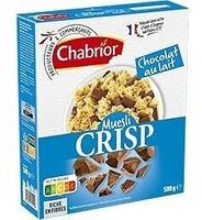 Muesli CRISP chocolat au lait 500g