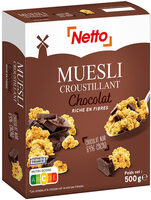 Muesli croustillant chocolat noir 500g