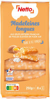 Madeleines longues aux perles de sucre